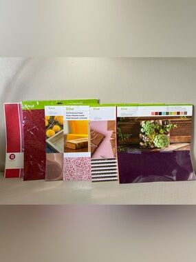 Bundle of Cricut Assorted Craft Paper Kits